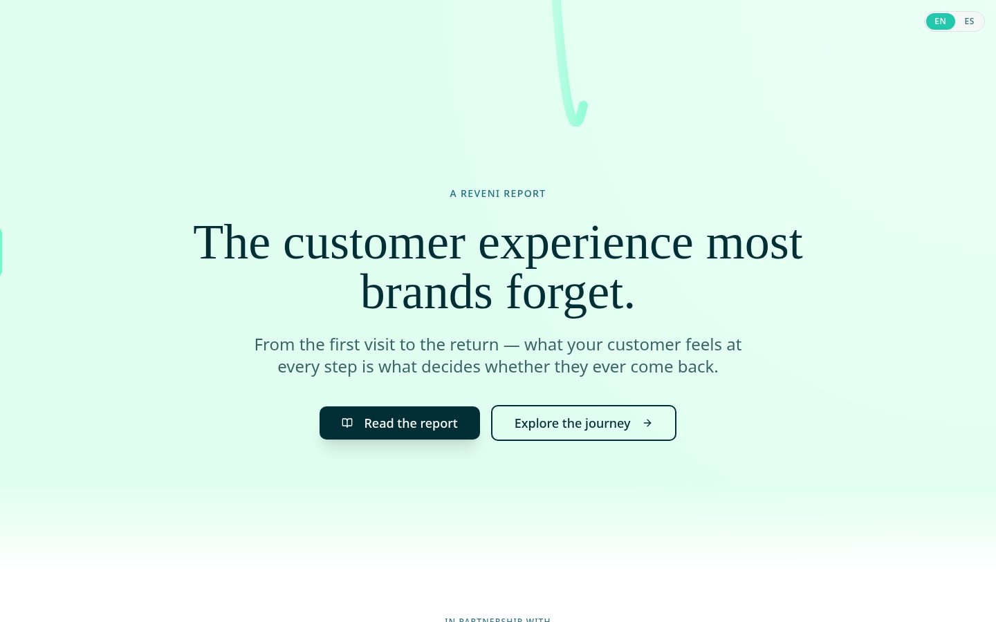 Reveni customer experience report hero