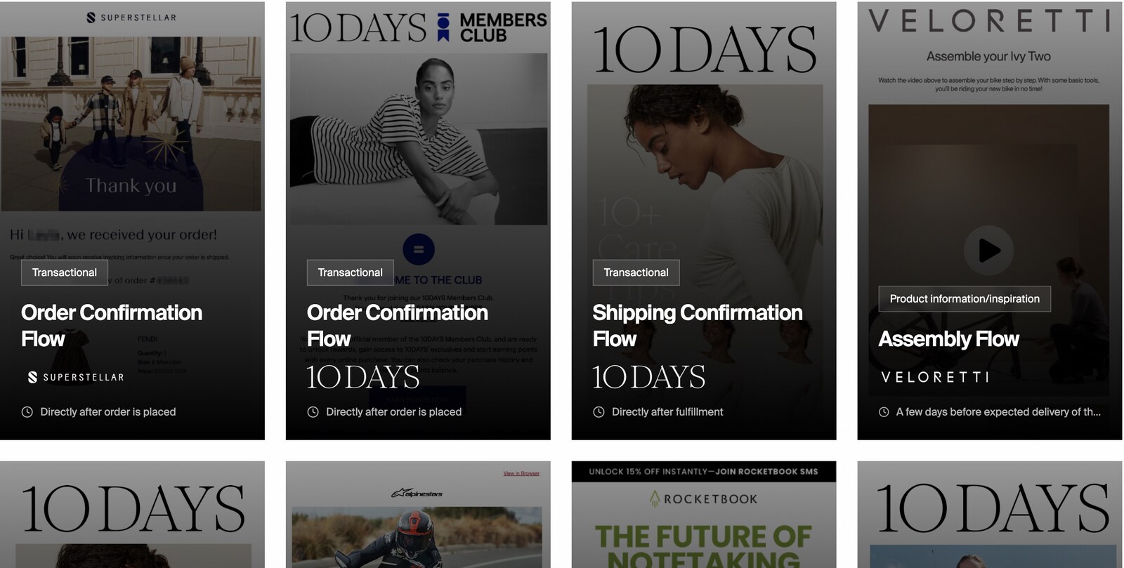 Domaine email flow library