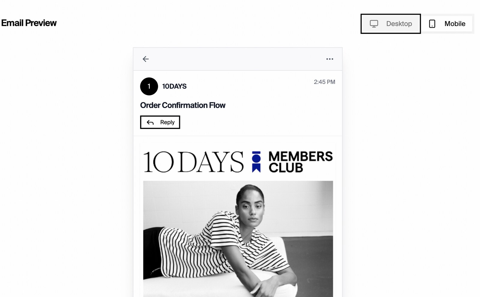 Domaine email flow library