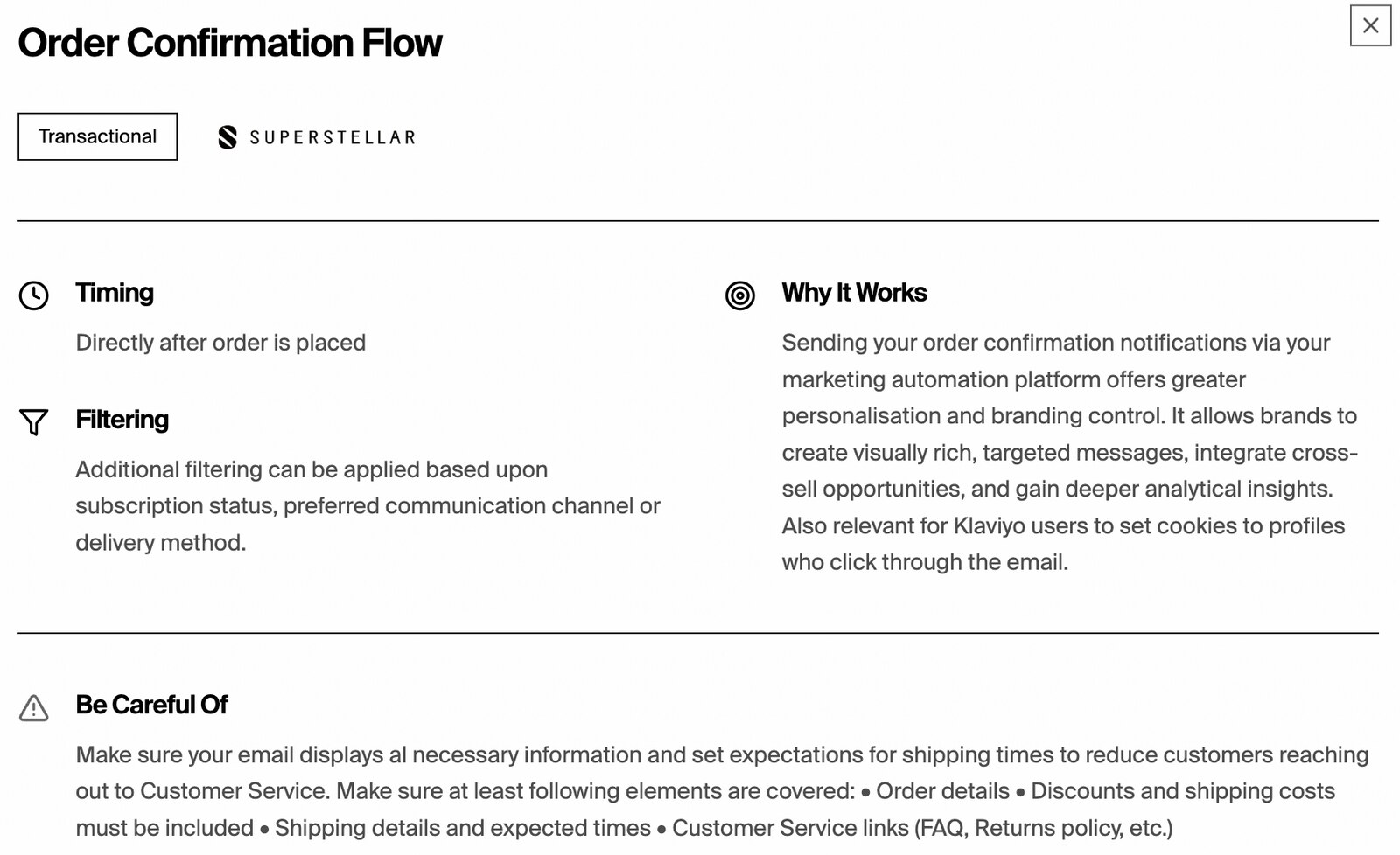 Domaine email flow library