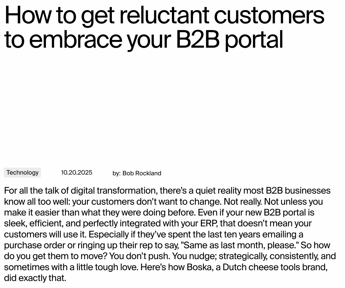 Code B2B campaign asset